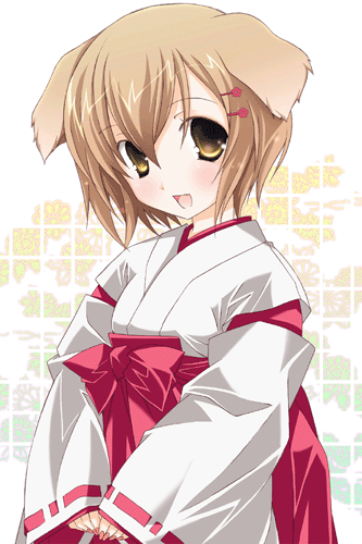 original, lowres, 1girl, animal ears, dog ears, female focus, hakama, hakama skirt, japanese clothes, miko, new year, red hakama, skirt, solo