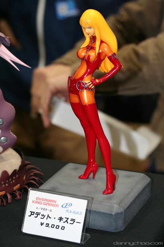 worldhobbyfestival, adette kistler, overman king gainer, photo (medium), 00s, 1girl, blonde hair, breasts, female focus, figure, large breasts, no bra, solo, standing, thighhighs