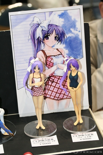 hasumi elan, worldhobbyfestival, itou noemi, with you, photo (medium), 00s, figure, one-piece swimsuit, school swimsuit, side ponytail, swimsuit