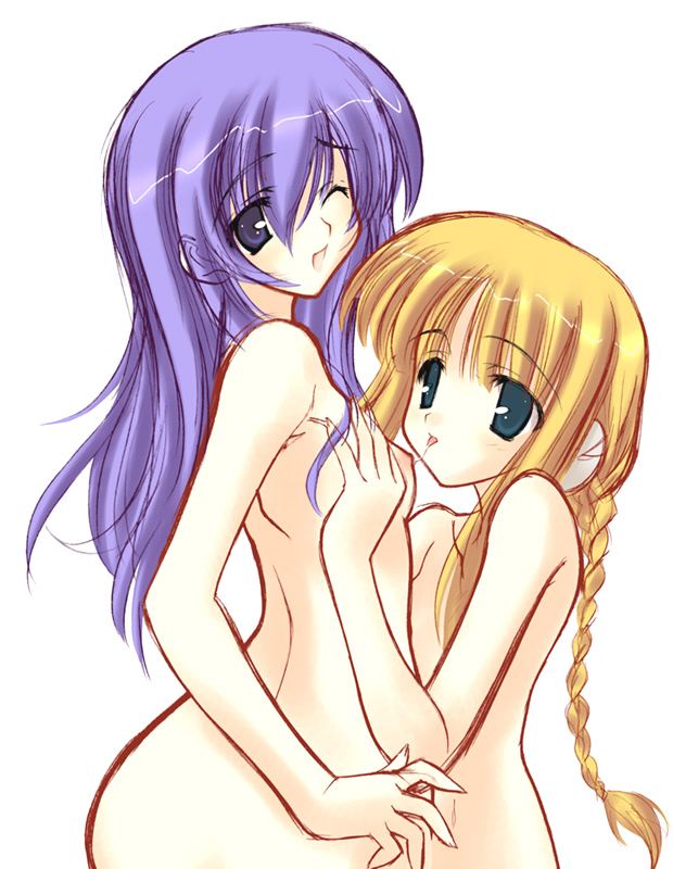 fujimiya, himeyuri sango, silfa (to heart), to heart (series), to heart 2, 00s, braid, robot ears, single braid, white background