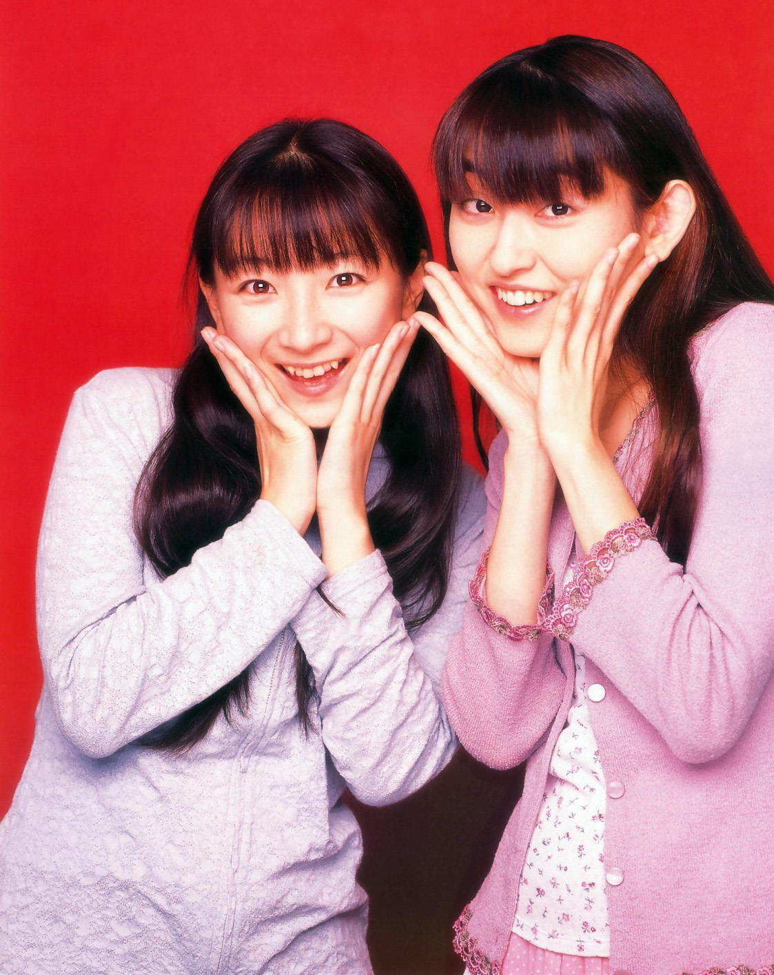 horie yui, tamura yukari, real life, highres, photo (medium), 2girls, multiple girls, voice actor