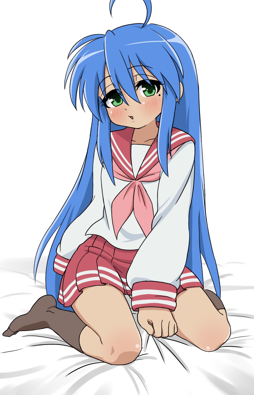 izumi konata, lucky star, artist request, tagme, school uniform