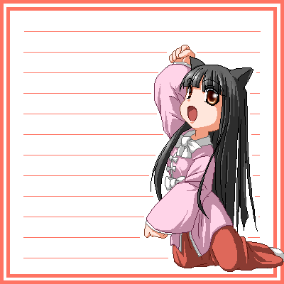 houraisan kaguya, touhou, lowres, 1girl, animal ears, black hair, cat ears, cat girl, female focus, kemonomimi mode, oekaki, orange eyes, solo