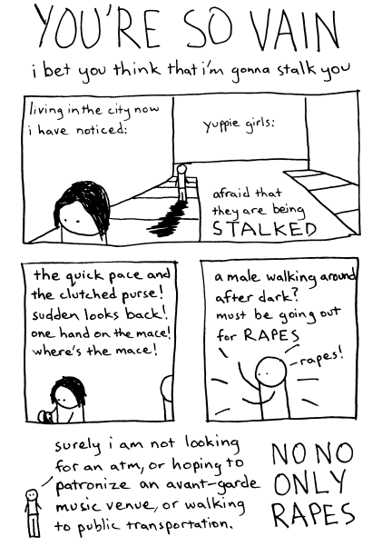 1boy, 1girl, comic, english text, greyscale, hetero, monochrome, rape, stalking