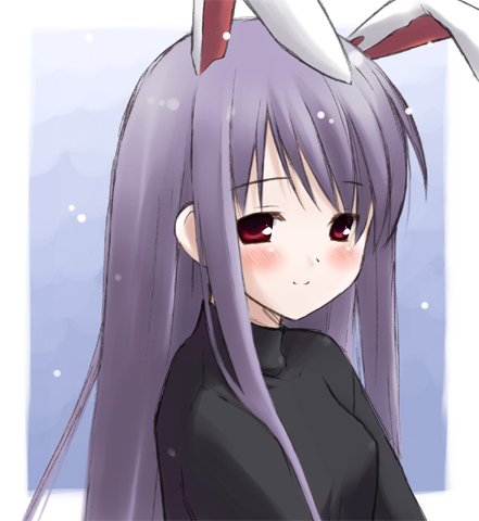 eretto, sera karen, sakura musubi, lowres, 1girl, animal ears, female focus, outside border, rabbit ears, solo