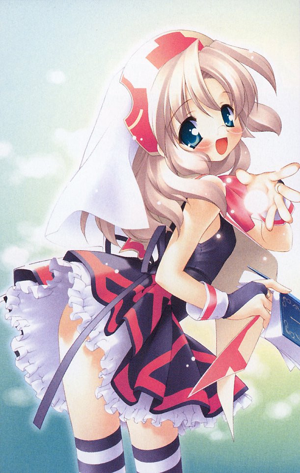 original, flat chest, lingerie, petticoat, solo, striped clothes, striped thighhighs, thighhighs, underwear, zettai ryouiki