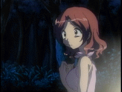 takamura keiko, utakata, animated, animated gif, anime screenshot, lowres, non-web source, 00s, panties, solo, underwear