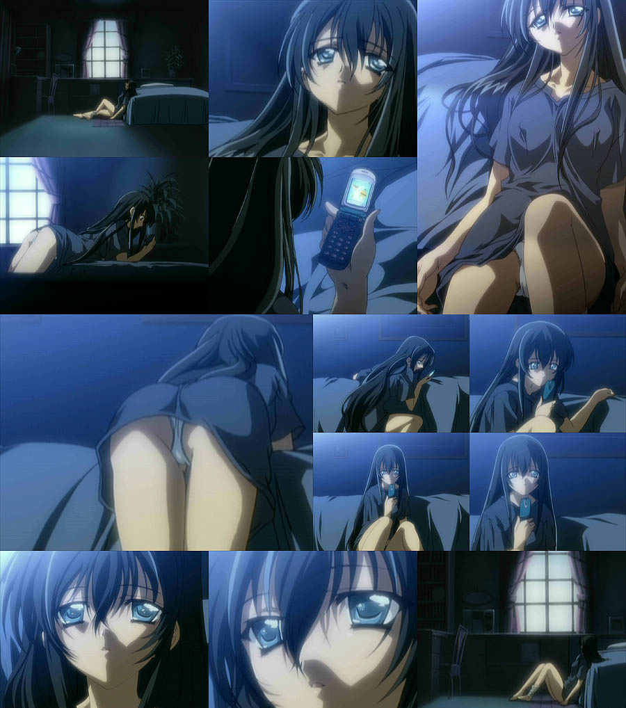 azuma hazuki, yami to boushi to hon no tabibito, screencap, anime screenshot, 00s, 1girl, barefoot, breasts, collage, covered erect nipples, medium breasts, panties, underwear