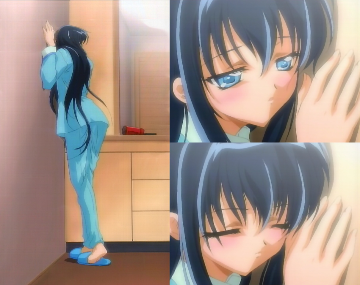 azuma hazuki, yami to boushi to hon no tabibito, screencap, anime screenshot, 00s, 1girl, blue eyes, solo