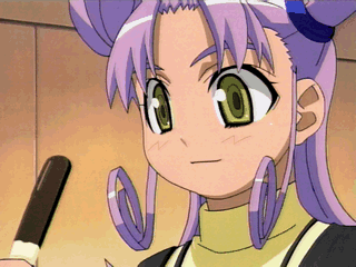 kazamatsuri rinna, uchuu no stellvia, animated, animated gif, anime screenshot, lowres, 00s, food, phallic symbol, popsicle, qvga, sexually suggestive, solo