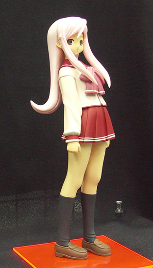 lucy maria misora, to heart (series), to heart 2, wonder festival, wonder festival 2005, photo (medium), 00s, brown shoes, figure, pleated skirt, school uniform, serafuku, shoes, skirt, solo