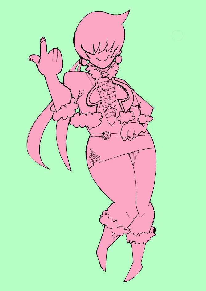 1shermieaday, shermie (kof), the king of fighters, 1girl, boots, breasts, cleavage, cleavage cutout, clothing cutout, curvy, dress, earrings, female focus, fishnets, fluffy, hand up, heart, huge breasts, jacket, jewelry, large breasts, long hair, ponytail, skirt, smile, standing, thick thighs, thighs, twintails, wide hips