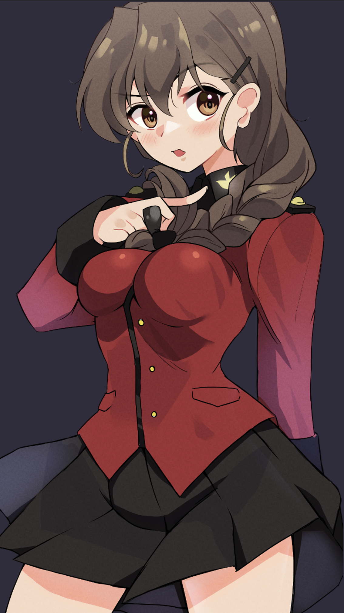rukuriri (girls und panzer), girls und panzer, highres, tagme, st. gloriana's military uniform