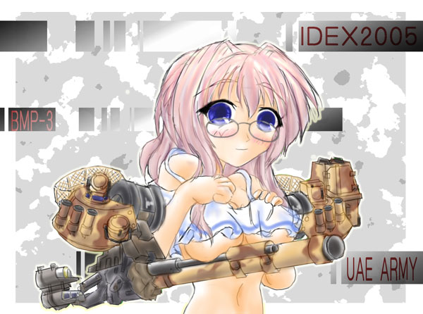 zahme sau (artist), zahme sau (cmpwgm), original, vehicle, 1girl, armored vehicle, bmp3, female focus, mecha musume, military, military vehicle, motor vehicle, solo, tank