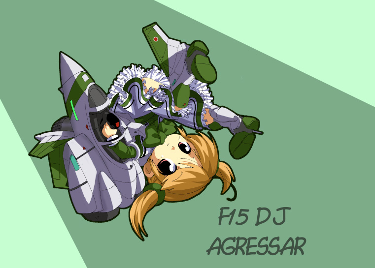 t hostler, f-15, original, jet, 1girl, aircraft, airplane, boots, english text, engrish text, f-15 eagle, f15, female focus, green boots, mecha musume, military, ranguage, solo