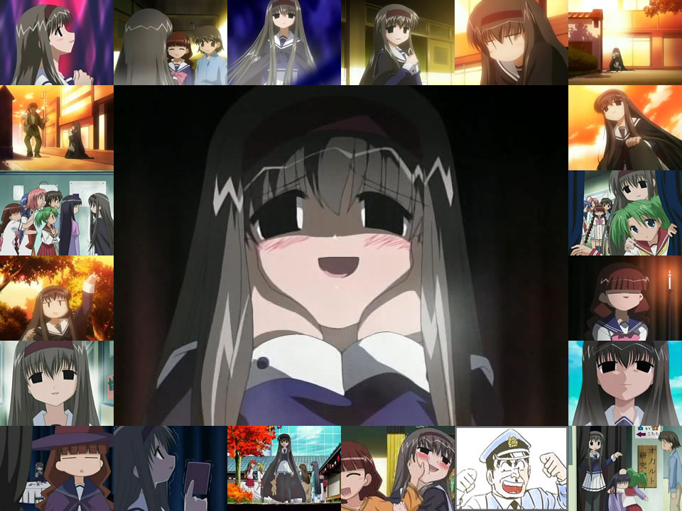 fujii masahiro, aoba kozue, asagi michiyo, buchou, chanohata tamami, kurosaki asami, kurosaki sayoko, matsuba satsuki, momono megumi, shiratori ryuushi, shirogane miyabi, mahoraba, anime screenshot, 00s, 3boys, 6+girls, blush, collage, empty eyes, multiple boys, multiple girls, pantyhose, staring