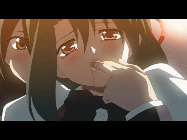 itou makoto (school days), kiyoura setsuna, school days, animated, animated gif, tagme, 00s, letterboxed