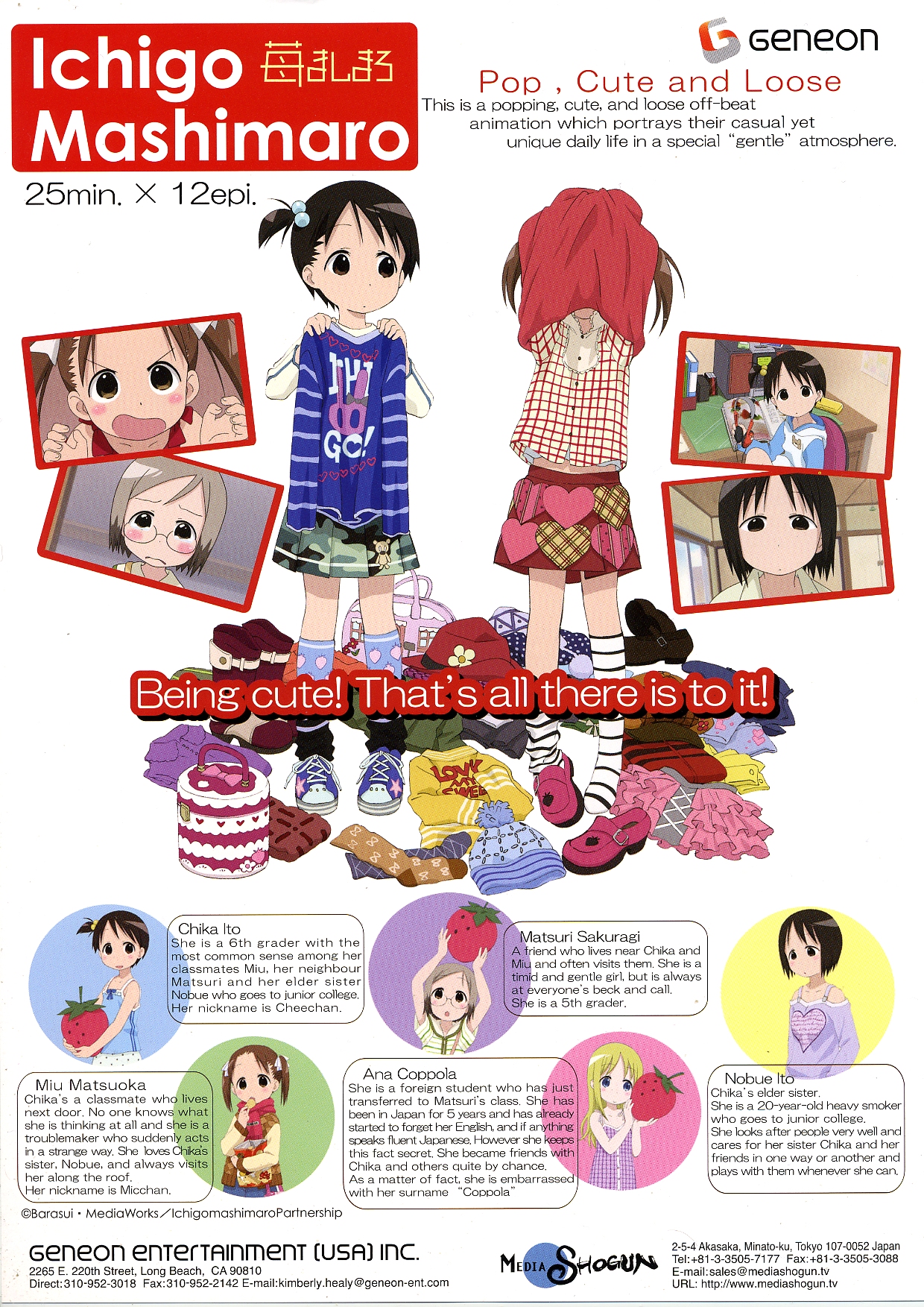 sakai kyuuta, ana coppola, itou chika, itou nobue, matsuoka miu, sakuragi matsuri, ichigo mashimaro, clothes, highres, 5girls, bag, boots, chips (food), english text, fashion, food, hair bobbles, hair ornament, hat, multiple girls, siblings, sisters, twintails, undressing