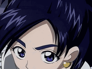 circulas, cure black, cure white, misumi nagisa, yukishiro honoka, futari wa precure, precure, animated, animated gif, anime screenshot, lowres, 00s, 1boy, 2girls, attack, battle, boots, brooch, brown hair, earrings, elbow gloves, fighting, gloves, half updo, heart, heart brooch, jewelry, kicking, knee boots, magical girl, multiple girls, purple hair, qvga, white hair
