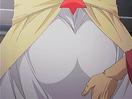 asaba ureshiko, motohiro maiko, okusama wa mahou shoujo, animated, animated gif, anime screenshot, lowres, 00s, 2girls, ass, blue eyes, grabbing another's ass, groping, multiple girls, pink hair, solo focus, surprised