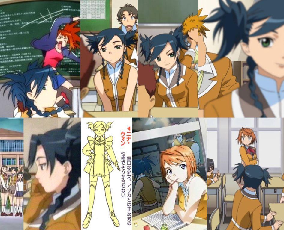 kurauchi kazuya, nina wang, sugiura midori, tate yuuichi, tokiha mai, my-hime, anime screenshot, 00s, 2boys, 5girls, 6+girls, blazer, chalkboard, classroom, collage, desk, embarrassed, indoors, jacket, multiple boys, multiple girls, outdoors, school, school uniform, sitting