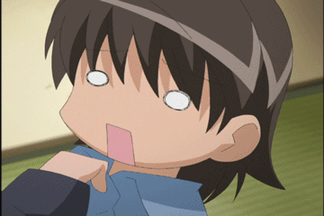 shiratori ryuushi, mahoraba, animated, animated gif, anime screenshot, lowres, 00s, 1boy, brown hair, male focus, o o, open mouth, short hair, solo