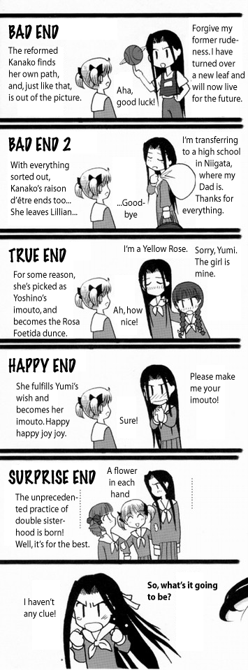 fukuzawa yumi, hosokawa kanako, matsudaira touko, shimazu yoshino, maria-sama ga miteru, hard-translated, third-party edit, translated, 00s, 4girls, :d, ^ ^, animal ears, basketball, blush, braid, cat ears, closed eyes, comic, drill hair, greyscale, hand on own hip, holding, long hair, monochrome, multiple girls, open mouth, sack, smile, twin braids, twin drills, twintails