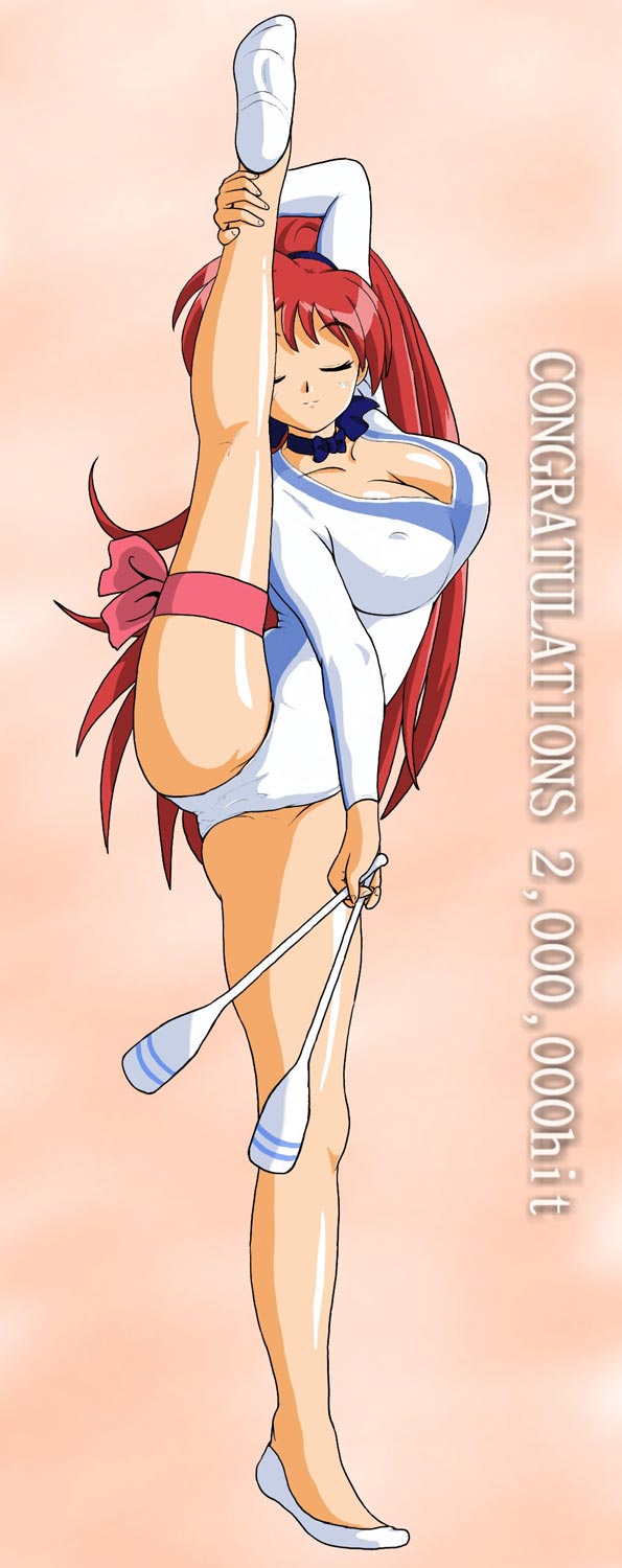 ta152 (graf zeppelin), honjoji akira, viper (series), highres, tagme, breasts, large breasts, leotard