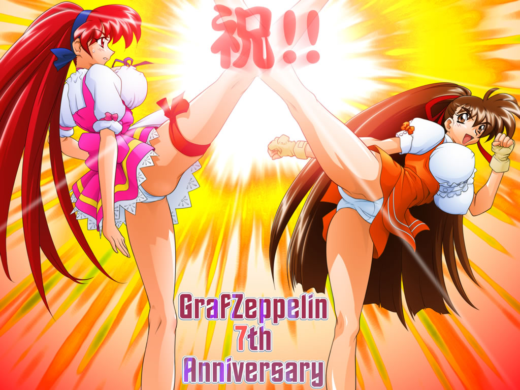 ta152 (graf zeppelin), honjoji akira, takeuchi yuka, variable geo, viper (series), battle, breasts, fighting, large breasts