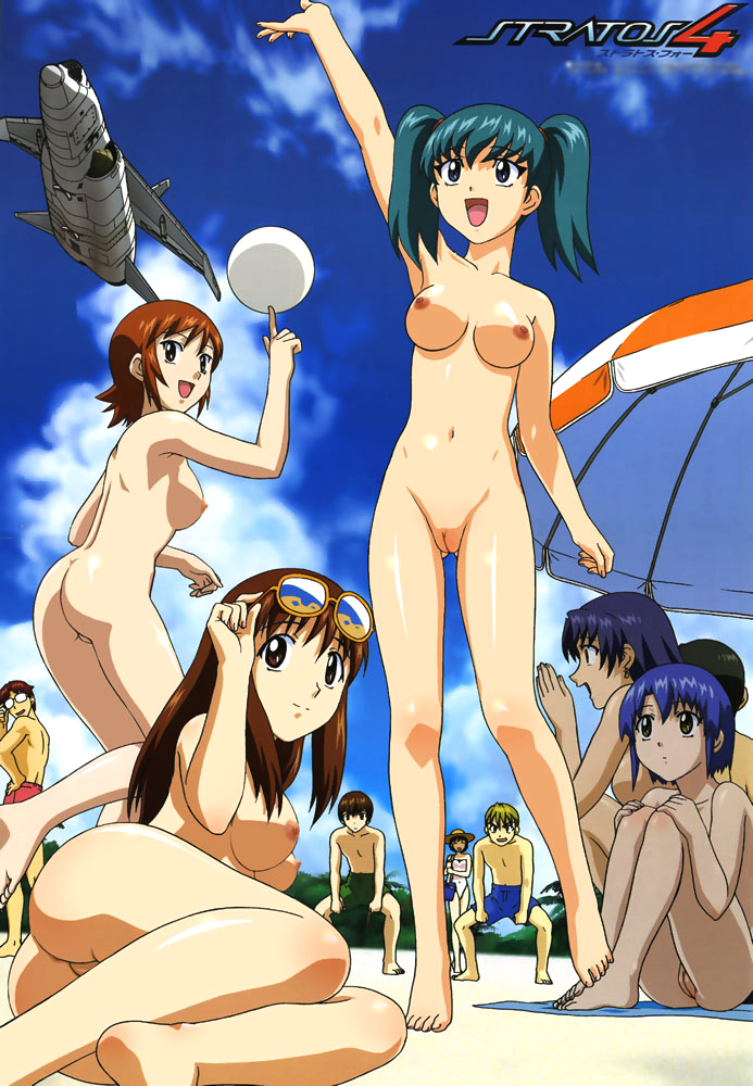 doi shizuha, fujitani kei, honjo mikaze, ikeda sora, kikuhara karin, kisaragi sayaka, mikuriya ran, miyasawa tsubasa, nakamura ayamo, stratos 4, 00s, clothed male nude female, completely nude, nude