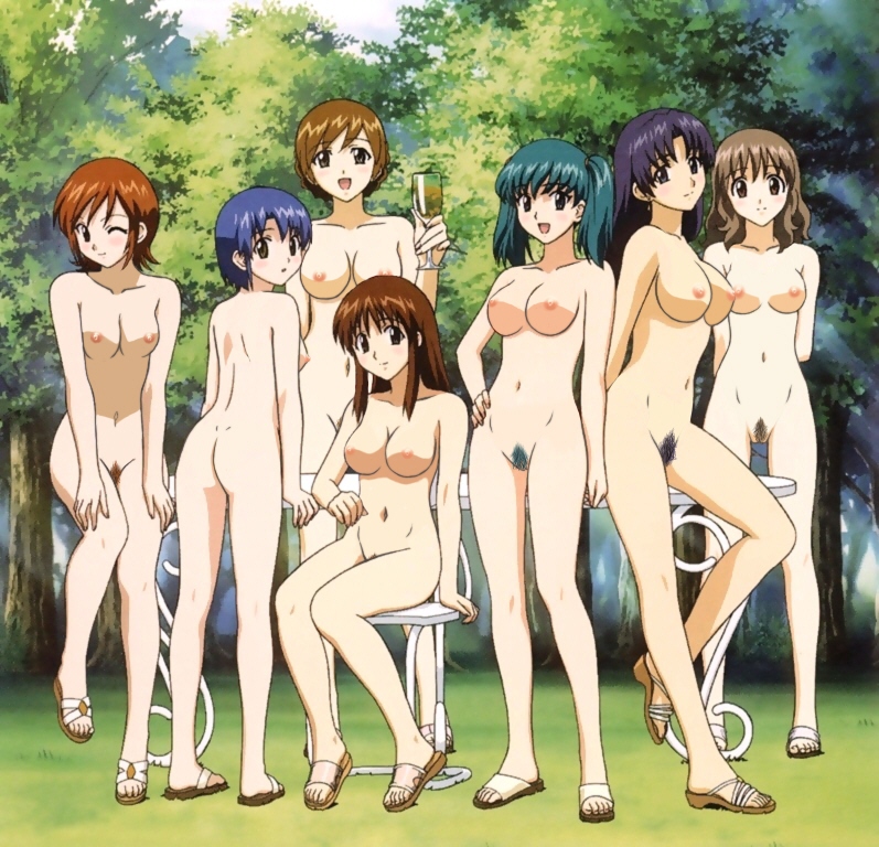 doi shizuha, honjo mikaze, kikuhara karin, kisaragi sayaka, mikuriya ran, mukai touko, nakamura ayamo, stratos 4, 00s, breasts, everyone
