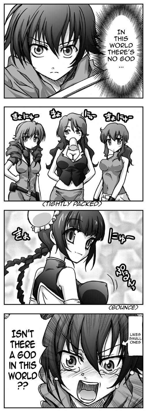 christina sierra, feldt grace, setsuna f. seiei, sumeragi lee noriega, wang liu mei, gundam, gundam 00, hard-translated, highres, long image, tall image, third-party edit, translated, 00s, 1boy, 4girls, 4koma, breasts, comic, greyscale, medium breasts, midriff, monochrome, multiple girls, navel