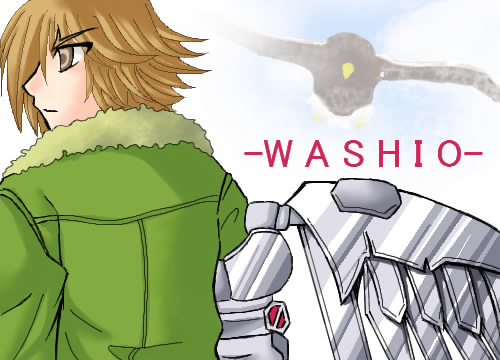 busou renkin, lowres, 00s, brown eyes, brown hair, washio, wings