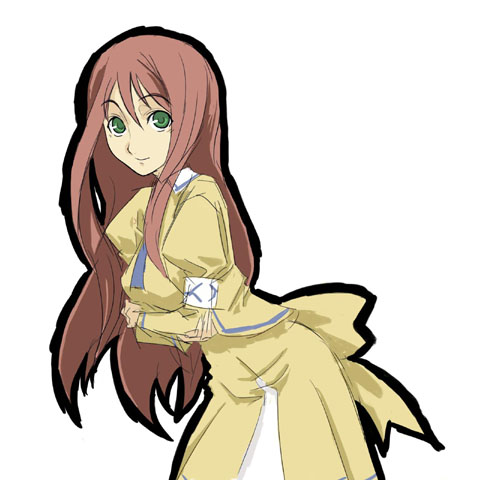 mutou mahiro, busou renkin, lowres, 00s, brown hair, green eyes, school uniform, serafuku