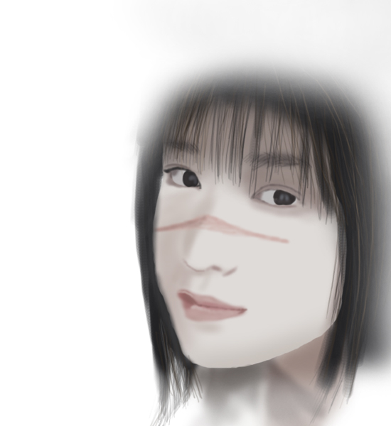 tsumura tokiko, busou renkin, tagme, 00s, black hair, scar
