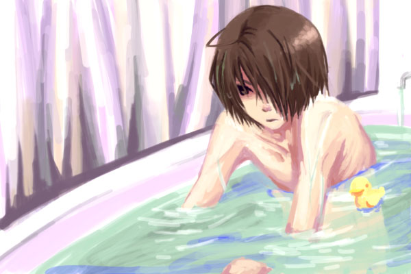 ichimoku ren, jigoku shoujo, tagme, 00s, brown hair