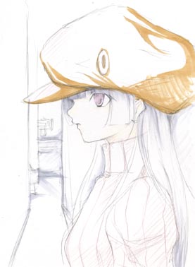 enma ai, jigoku shoujo, lowres, tagme, 00s, sketch