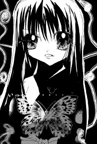 enma ai, jigoku shoujo, lowres, tagme, 00s, monochrome