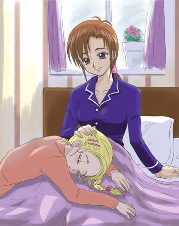 kujou hikari, futari wa precure, futari wa precure max heart, precure, lowres, tagme, 00s, blonde hair, brown eyes, brown hair