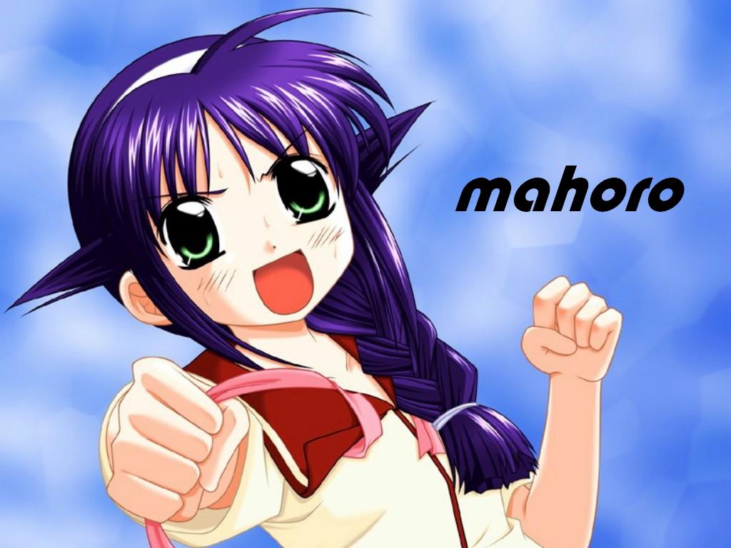 andou mahoro, mahoromatic, tagme, blue hair, green eyes, school uniform, serafuku
