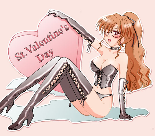 shikijou saori, mahoromatic, brown eyes, brown hair, glasses