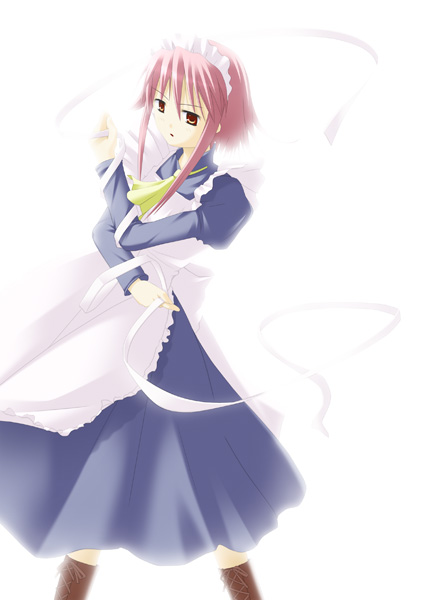 wilhelmina carmel, shakugan no shana, 00s, maid, pink eyes, pink hair
