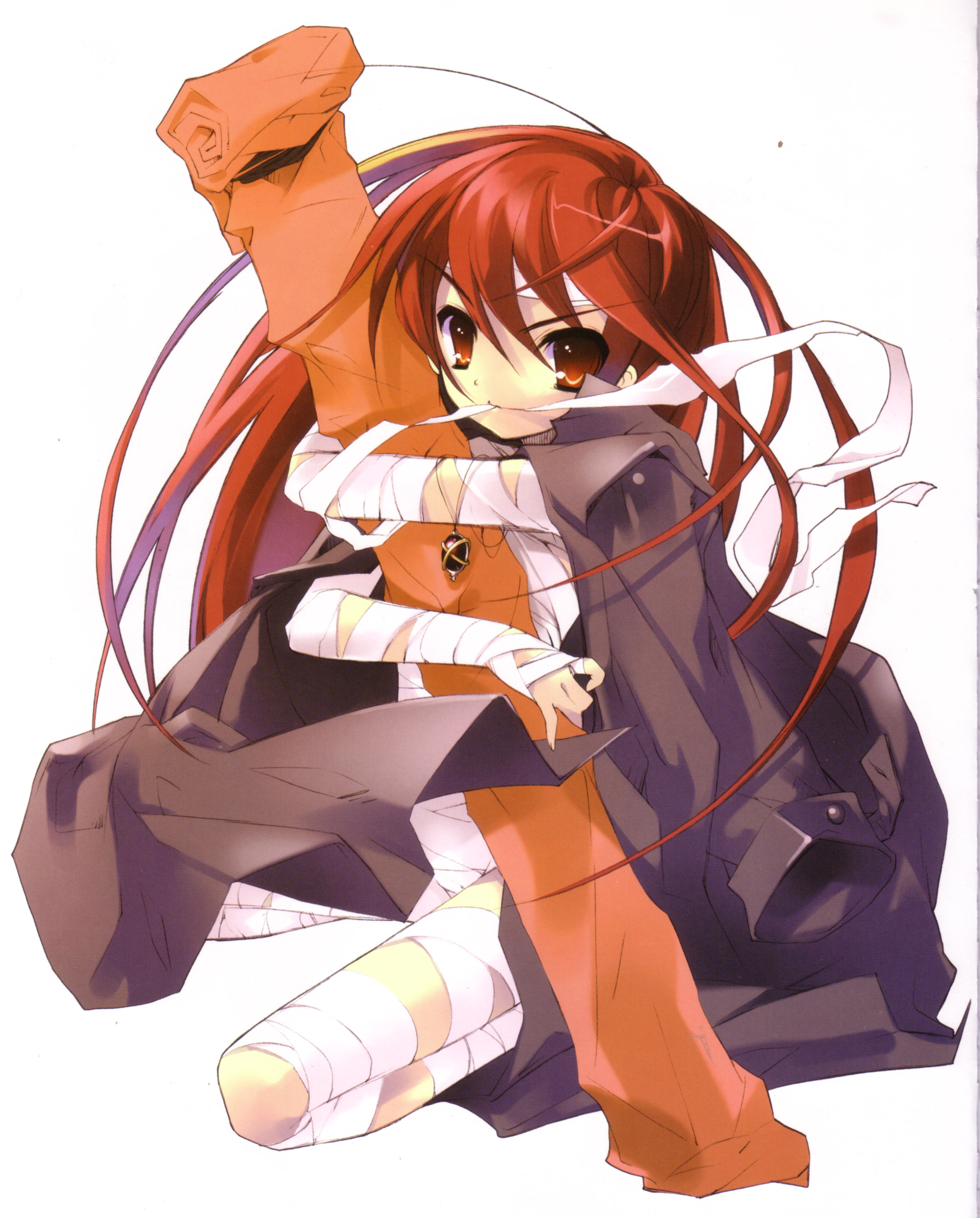 shana, shakugan no shana, absurdres, highres, tagme, 00s, red eyes, red hair