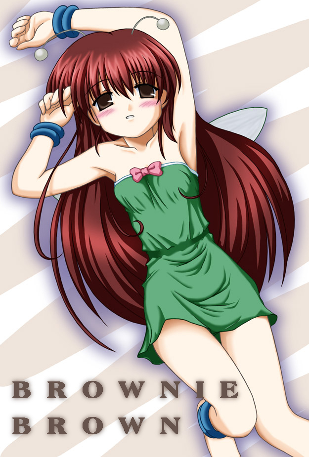 mahoraba, tagme, 00s, blush, brown eyes, brown hair