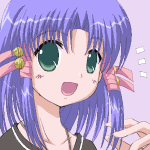 aoba kozue, mahoraba, lowres, tagme, 00s, blue hair, green eyes