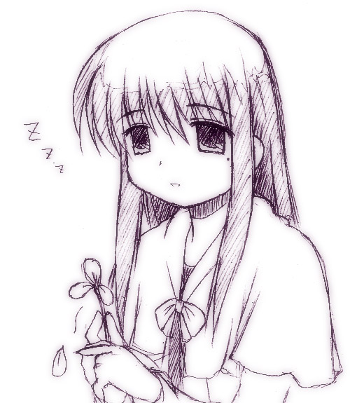 kurosaki sayoko, mahoraba, tagme, 00s, monochrome, sketch