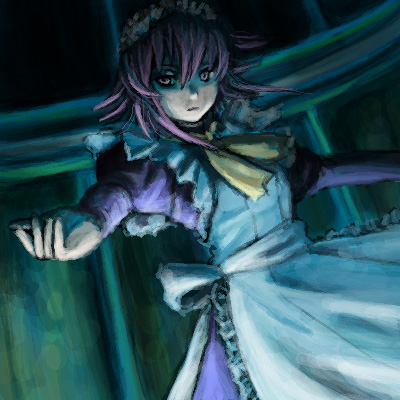 wilhelmina carmel, shakugan no shana, lowres, 00s, maid, pink eyes, pink hair