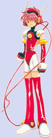 hikaru (angelic layer), angelic layer, artist request, lowres, tagme, 1girl, female focus, pink hair, red eyes, solo