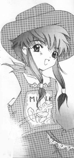 suzuhara misaki, angelic layer, tagme, monochrome, sketch