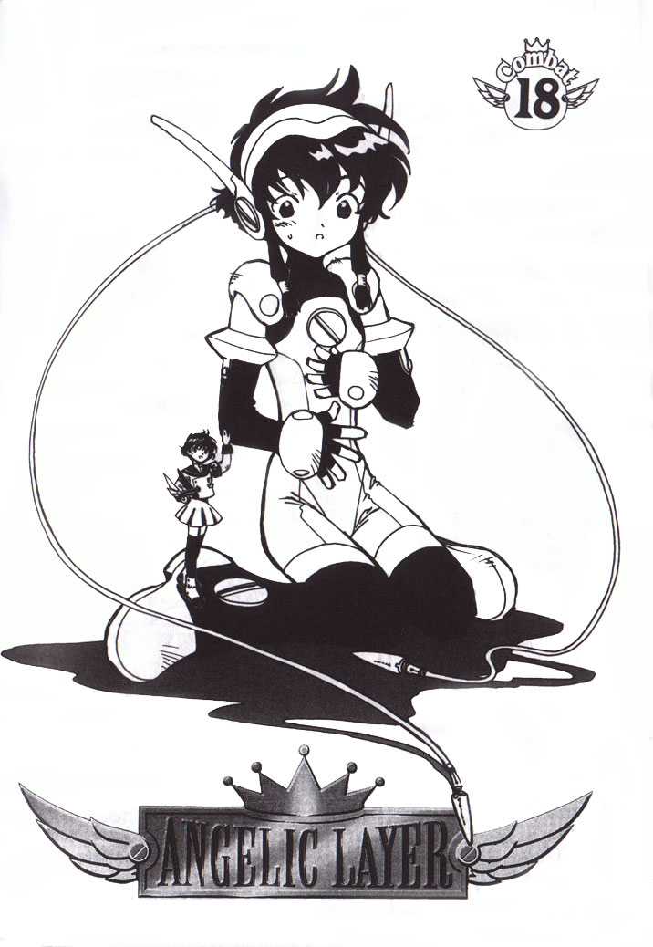 hikaru (angelic layer), suzuhara misaki, angelic layer, tagme, monochrome
